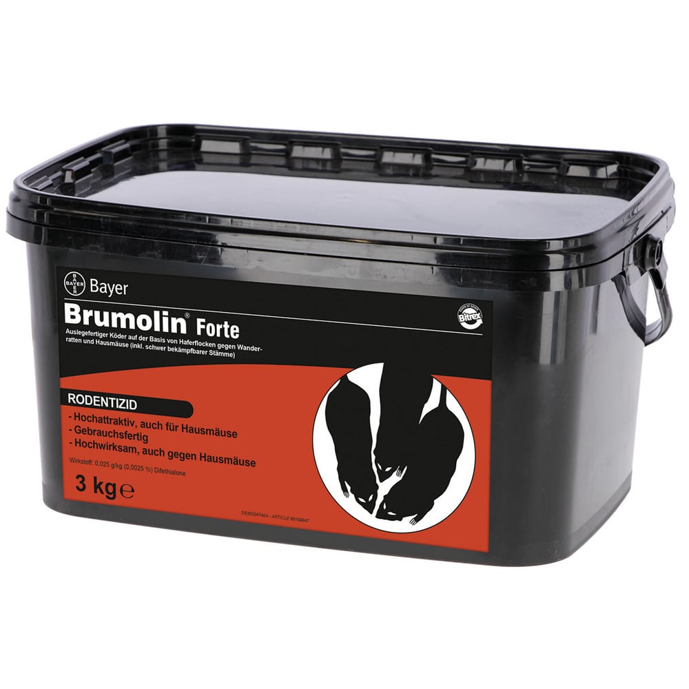 Rattenköder Brumolin® Forte, 3 kg *