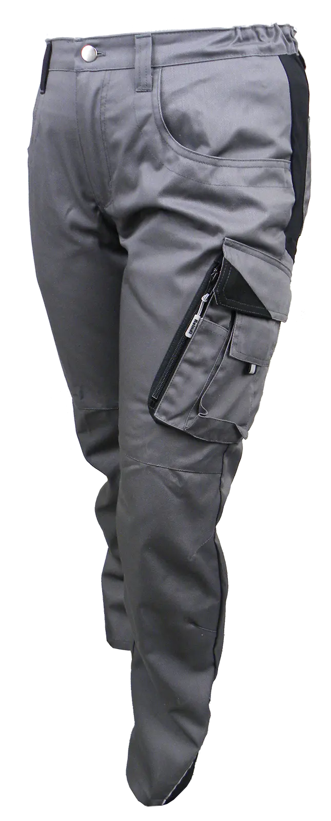 Damen Bundhose extrem line grau/schwarz