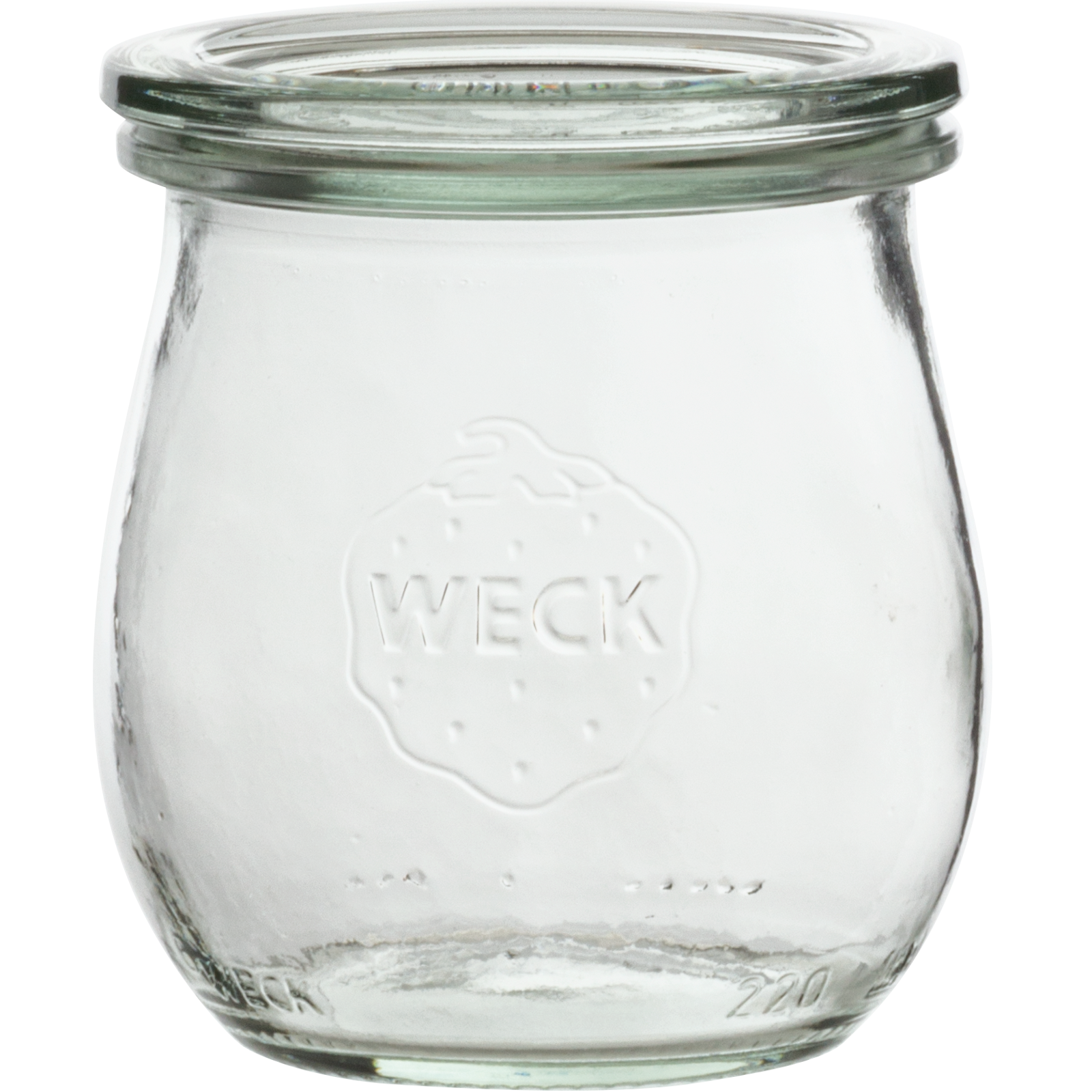  Einkochglas 220ml Tulpe 6-tlg. mit Deckel 