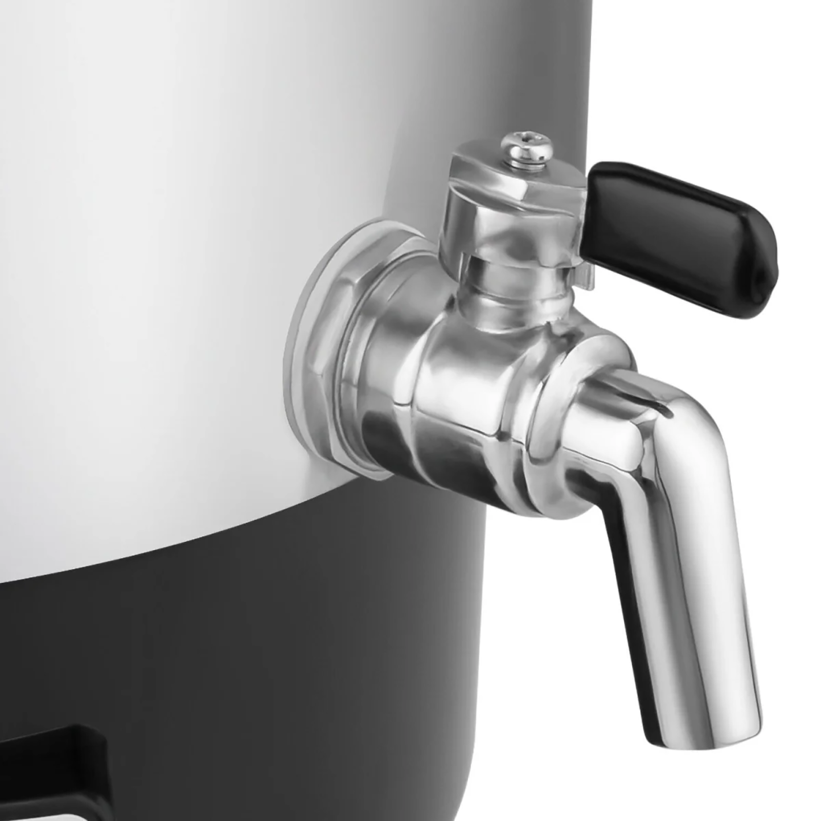 Wachsklärer Edelstahl 29 Liter mit Hahn 1/2" u. 3/4"