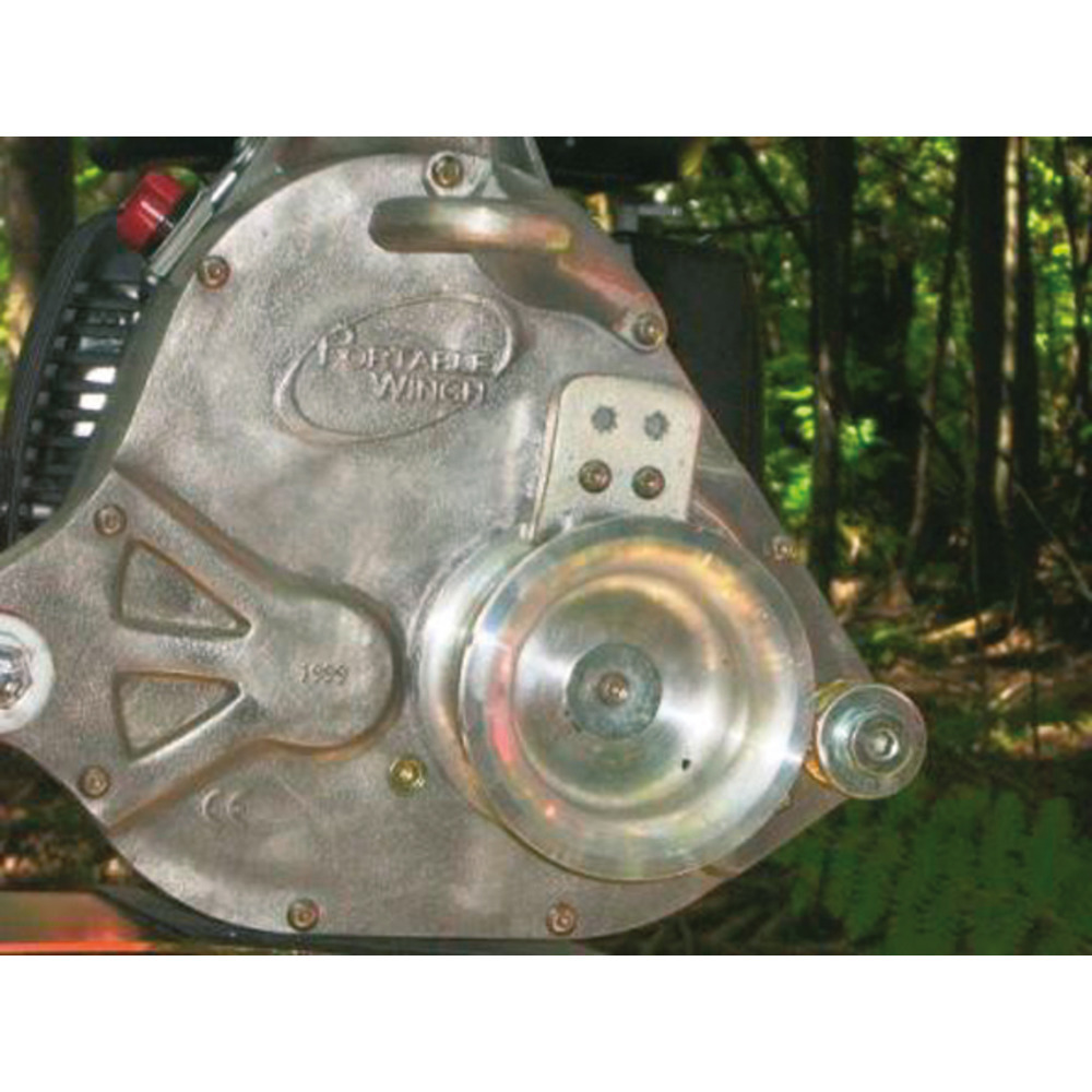 Schnelllaufrolle zu tragbarer Seilwinde