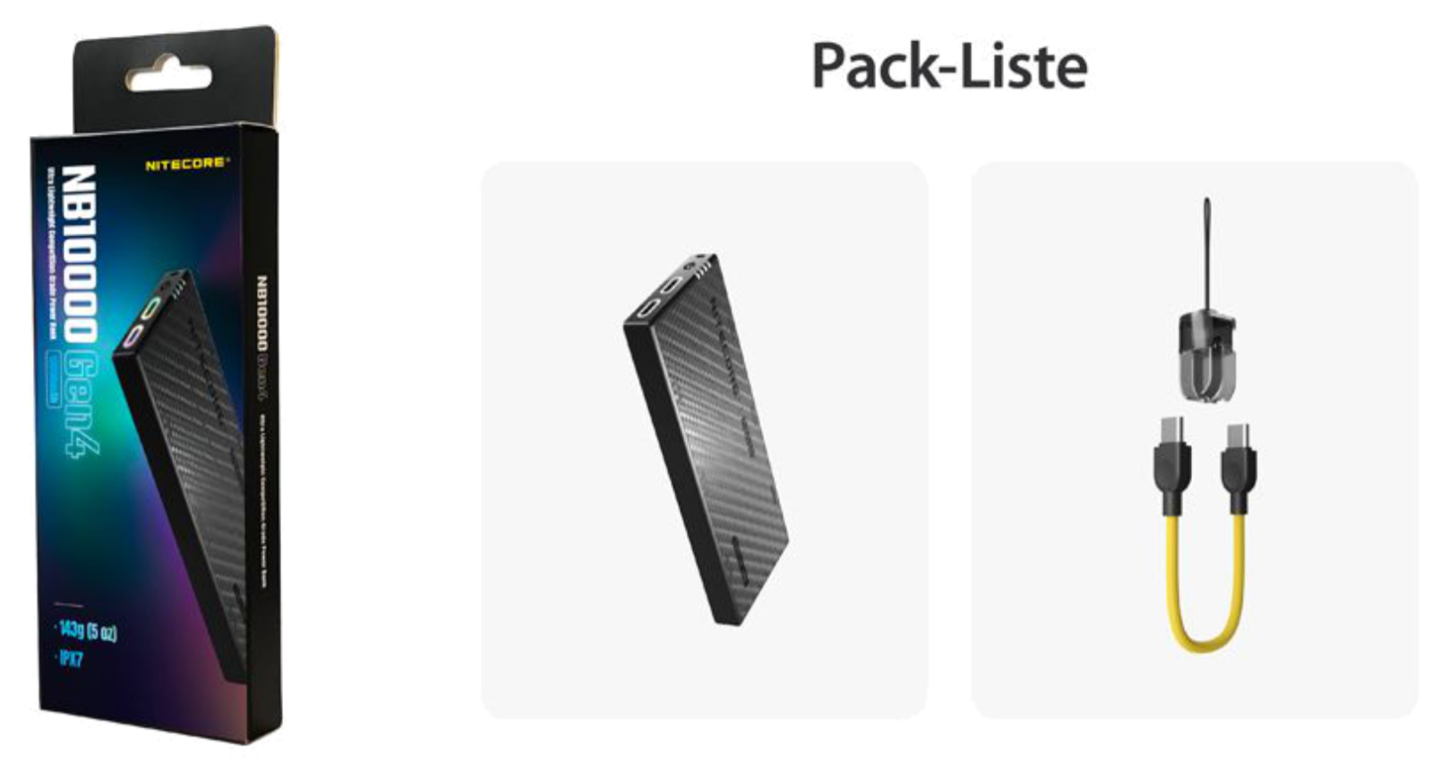 Powerbank Nitecore NB 10000 Gen4
