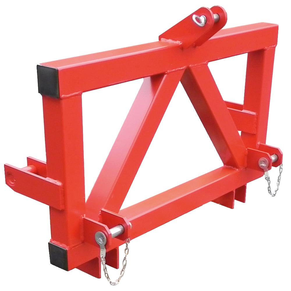 Adaptateur trois points Cat.2 vers support EURO pour tracteurs