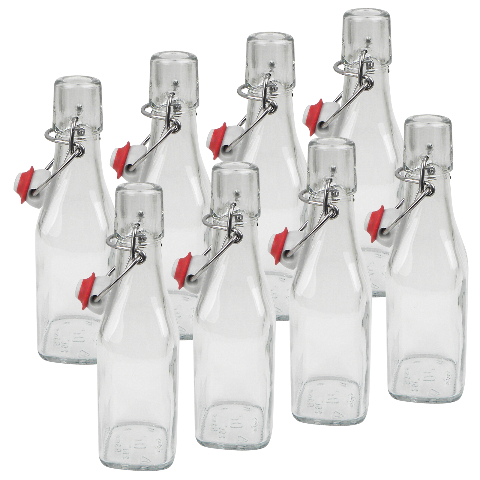 Saftflasche 8 Stück mit  Bügelverschluss
