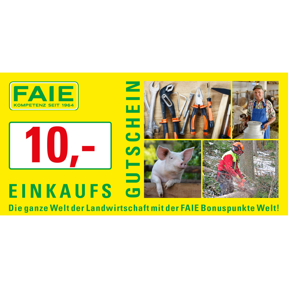 10 EUR Gutschein für Versand und Fachmarkt