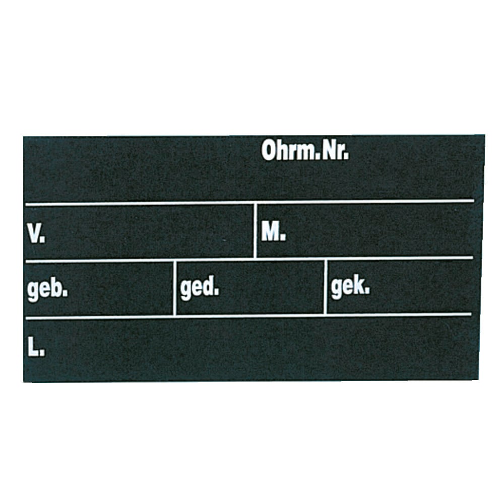 Stalltafel für Rinder, 40 x 22 cm