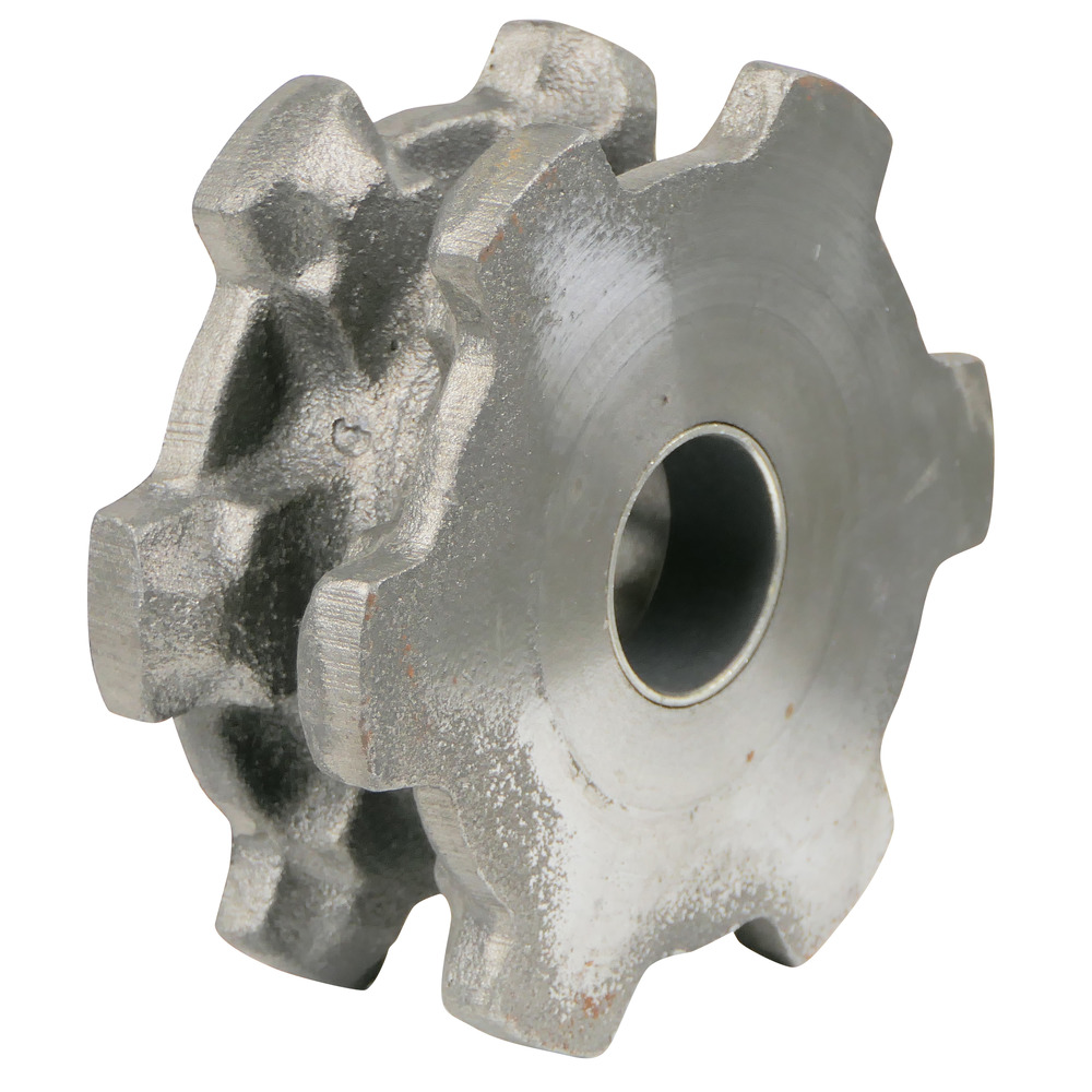 Deflection pulley 10x31 open, bore Ø35mm, outer Ø135mm, in GGG60