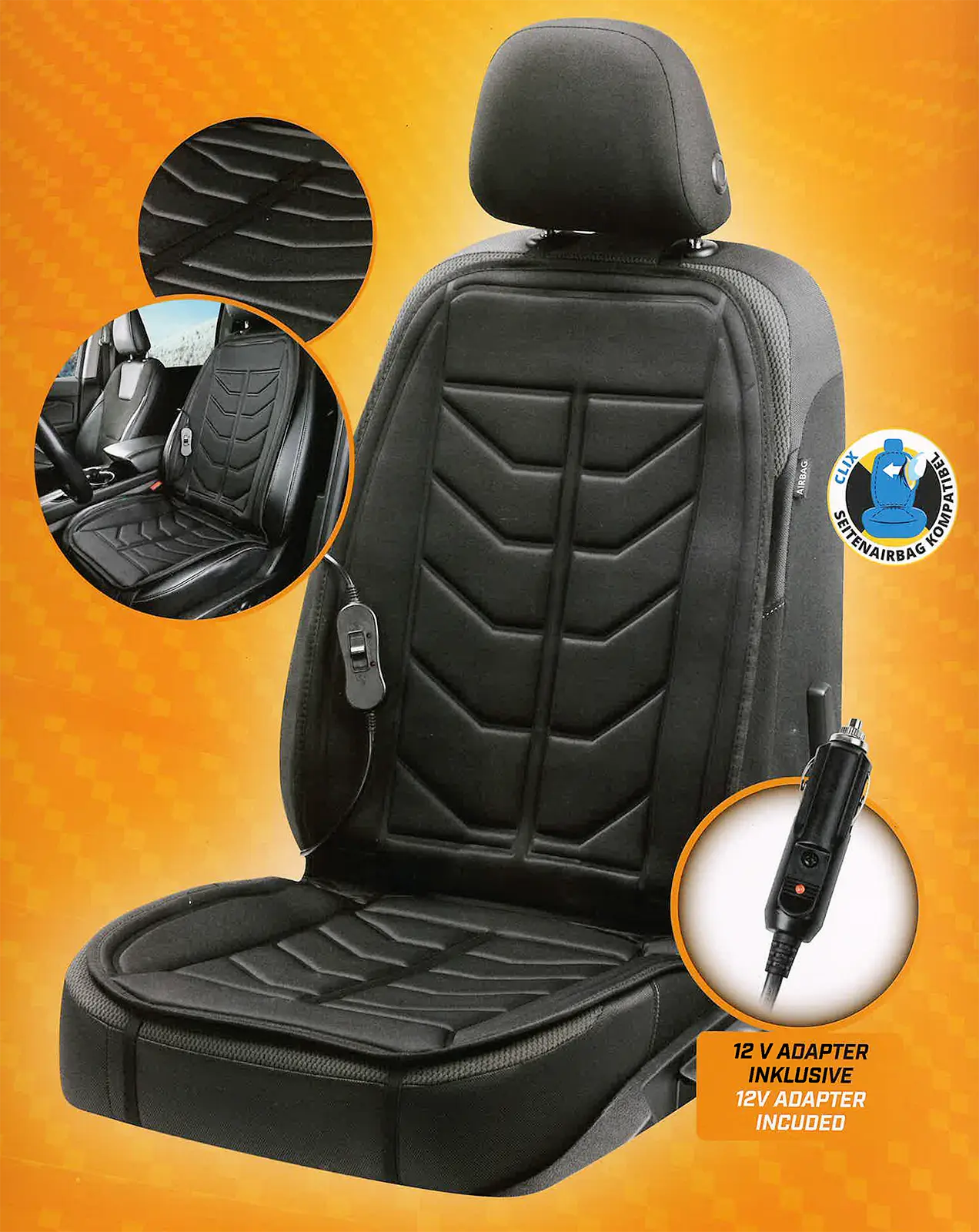 Fahrzeugsitzkissen heizbar