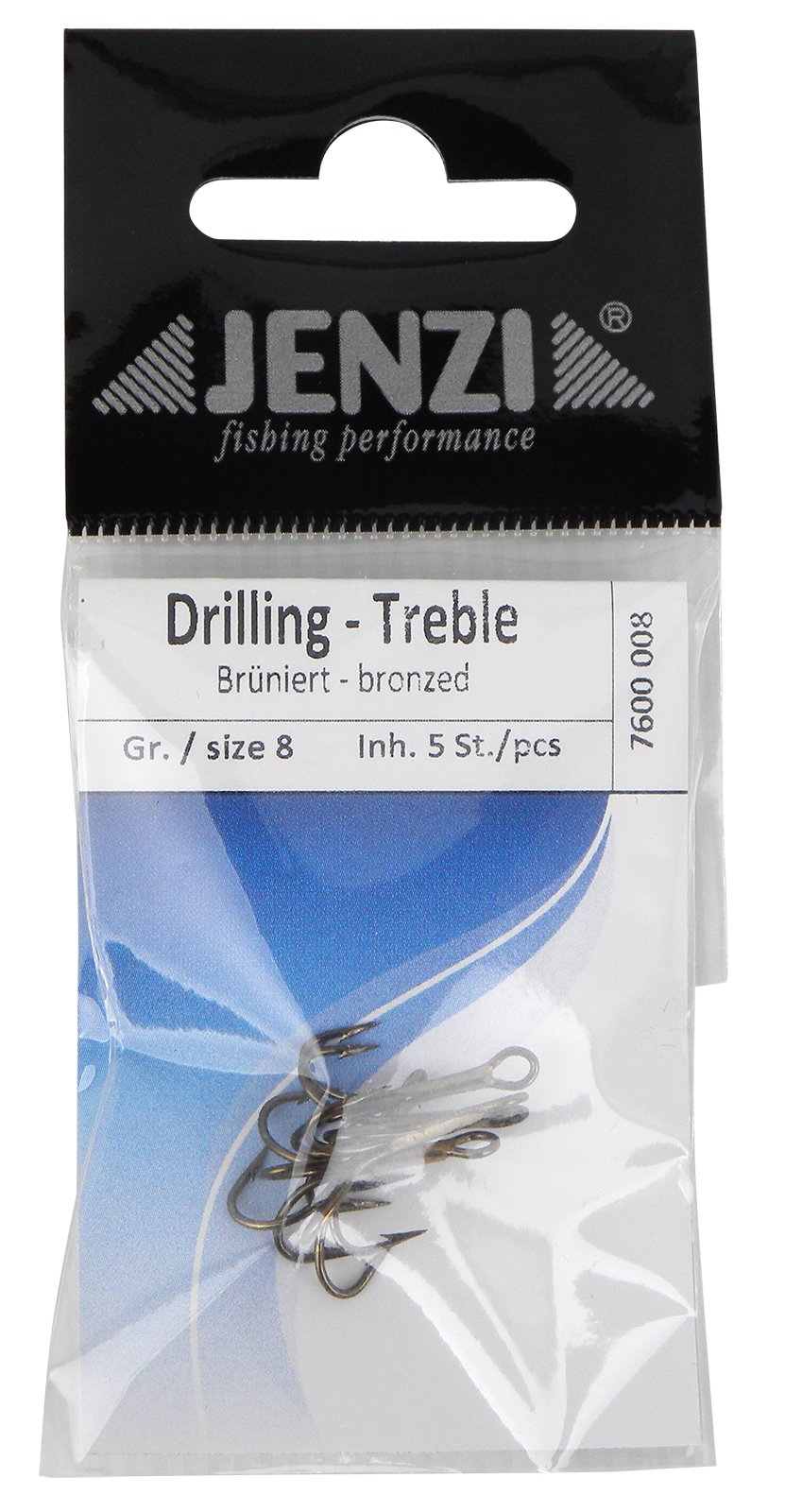 Drilling brüniert Gr.8 / 5 Stück
