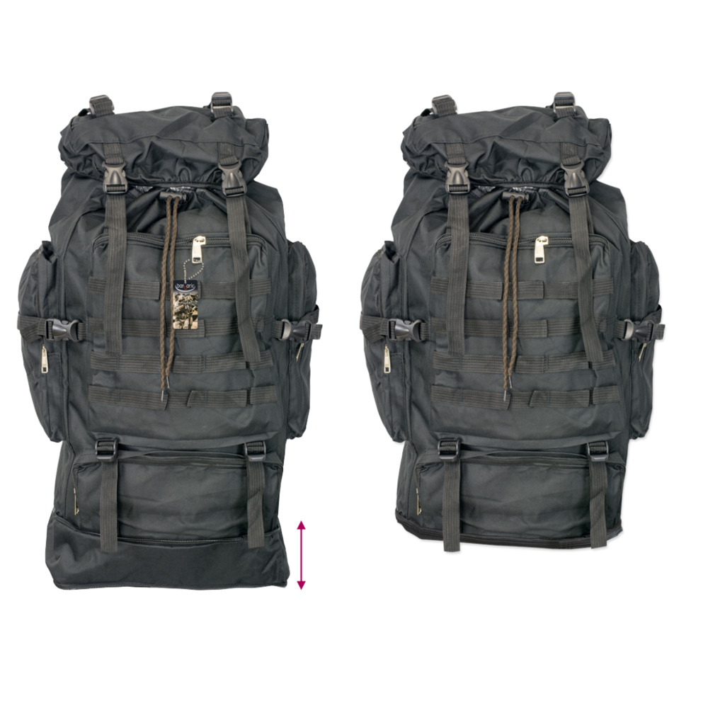 Rucksack schwarz 60l