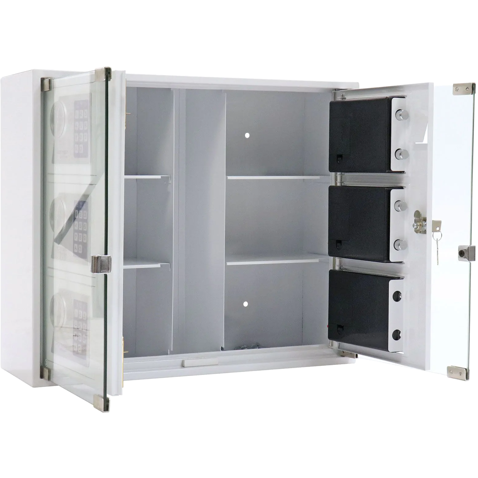 Schlüsselausgabe Keysystem 6 Outdoor Elektronikschloss weiß
