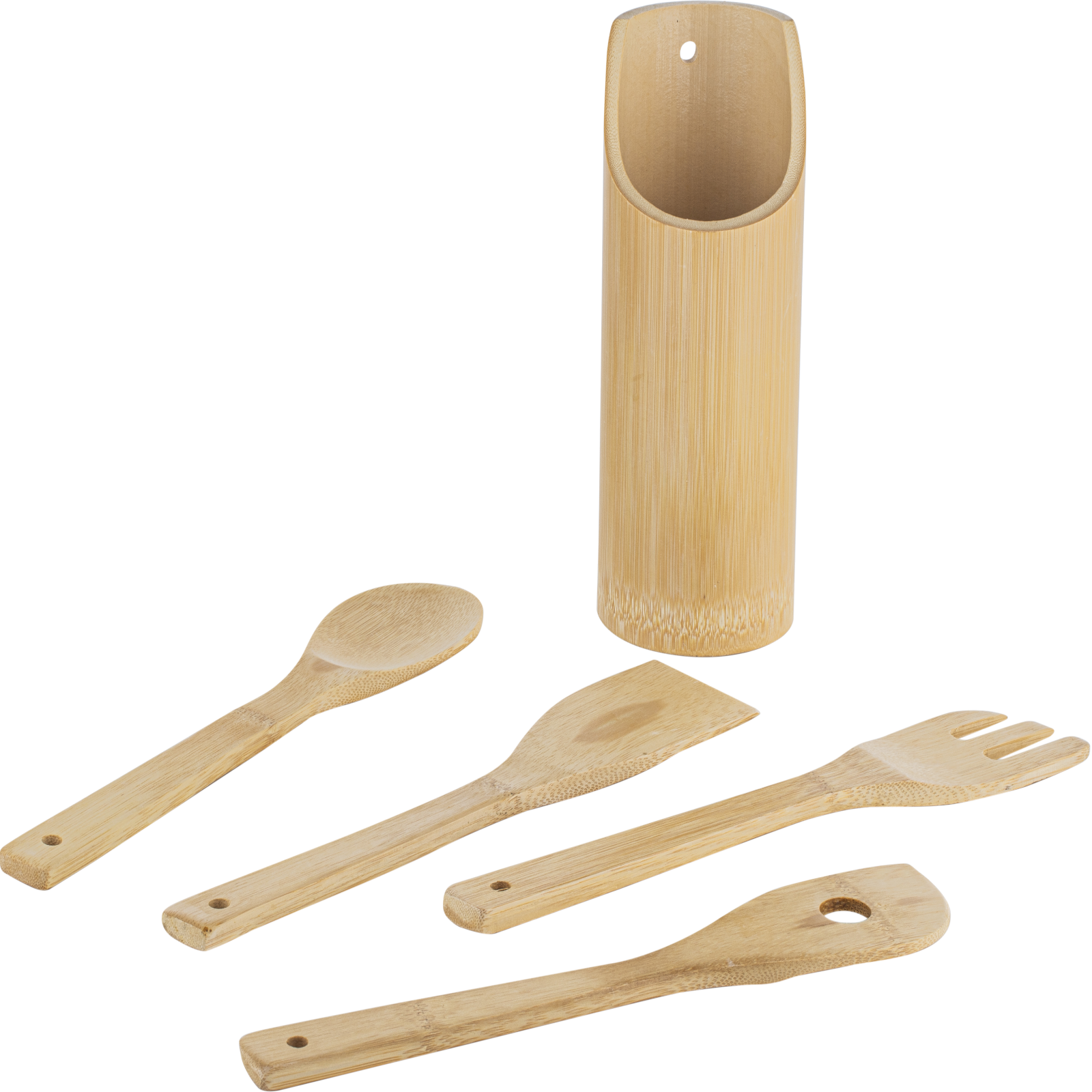  5-piece wooden kitchen utensil set  