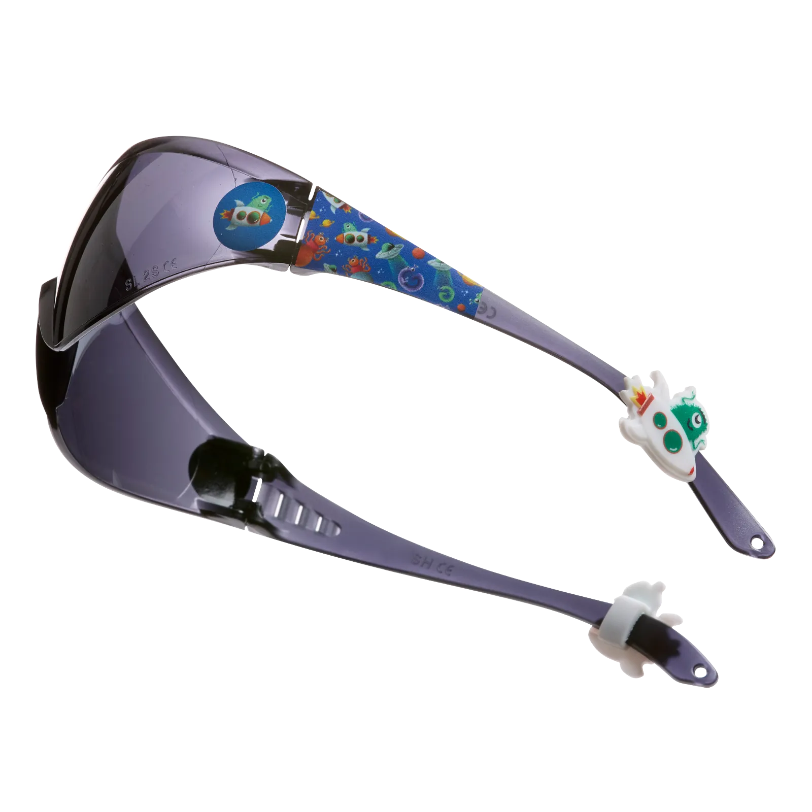 Lunettes de protection enfants teintées univers bleu  Lunettes de protection enfants teintées univers bleu