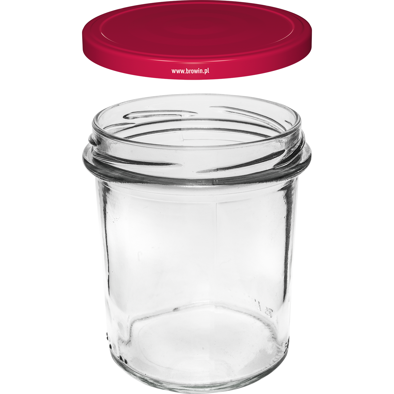 Wurstglas / Einmachglas 346 ml mit Deckel Set = 6St