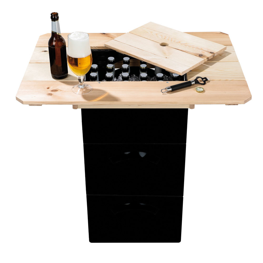 Bierkasten Holztisch mit Deckel-FA116775