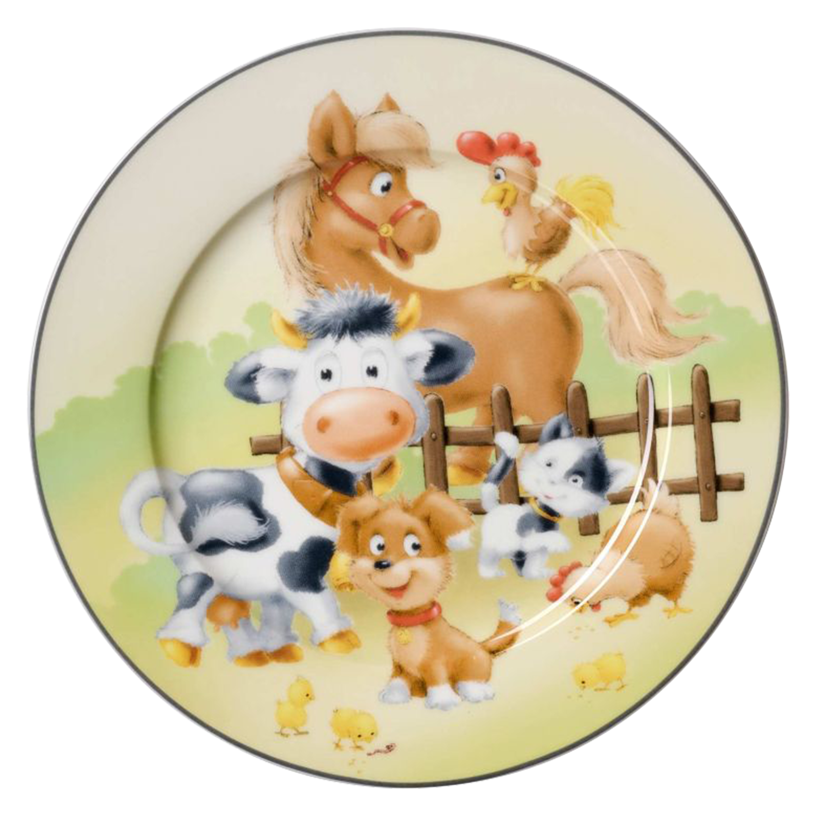 Kinderteller Hoftiere 19 cm