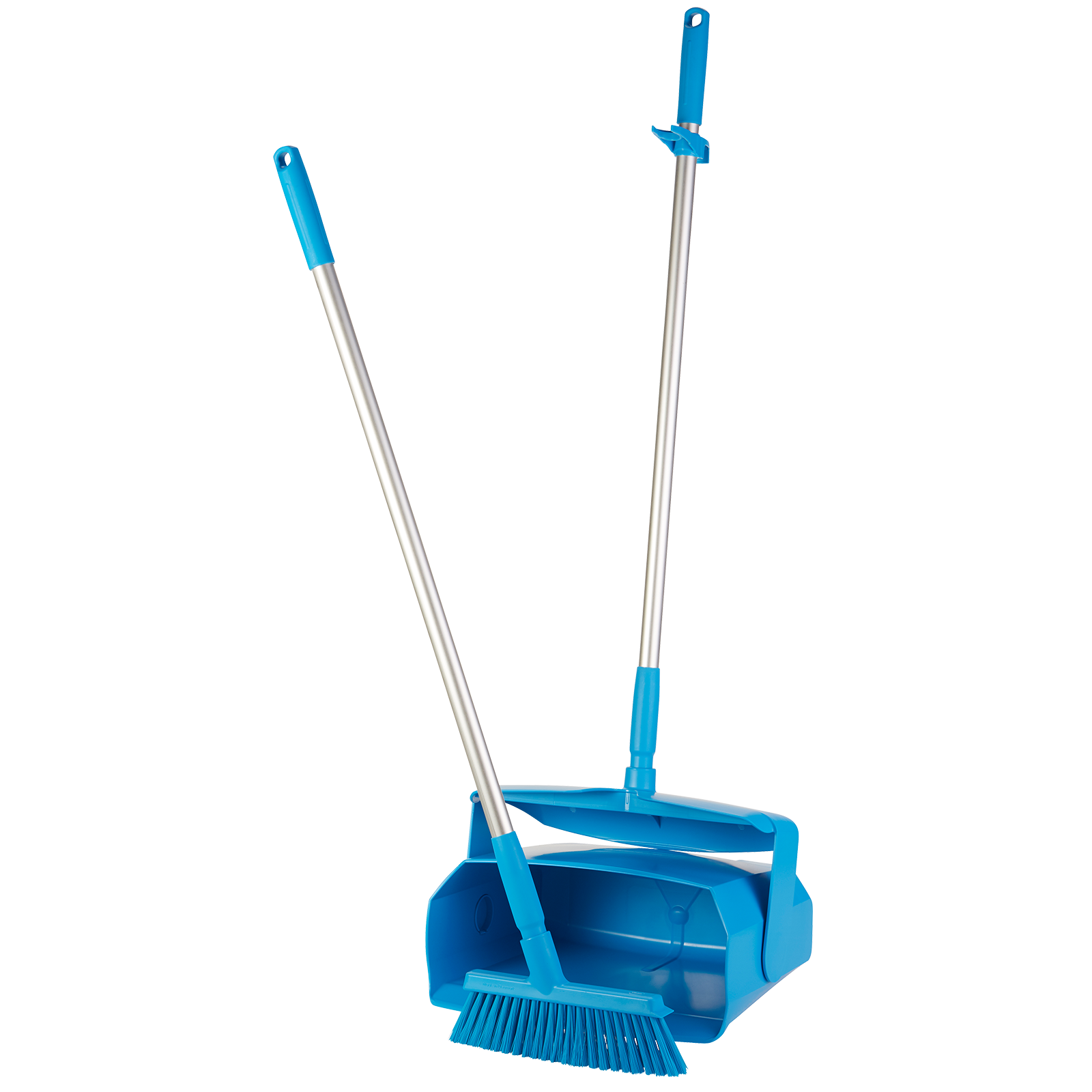 Kehrschaufelset mit Besen blau