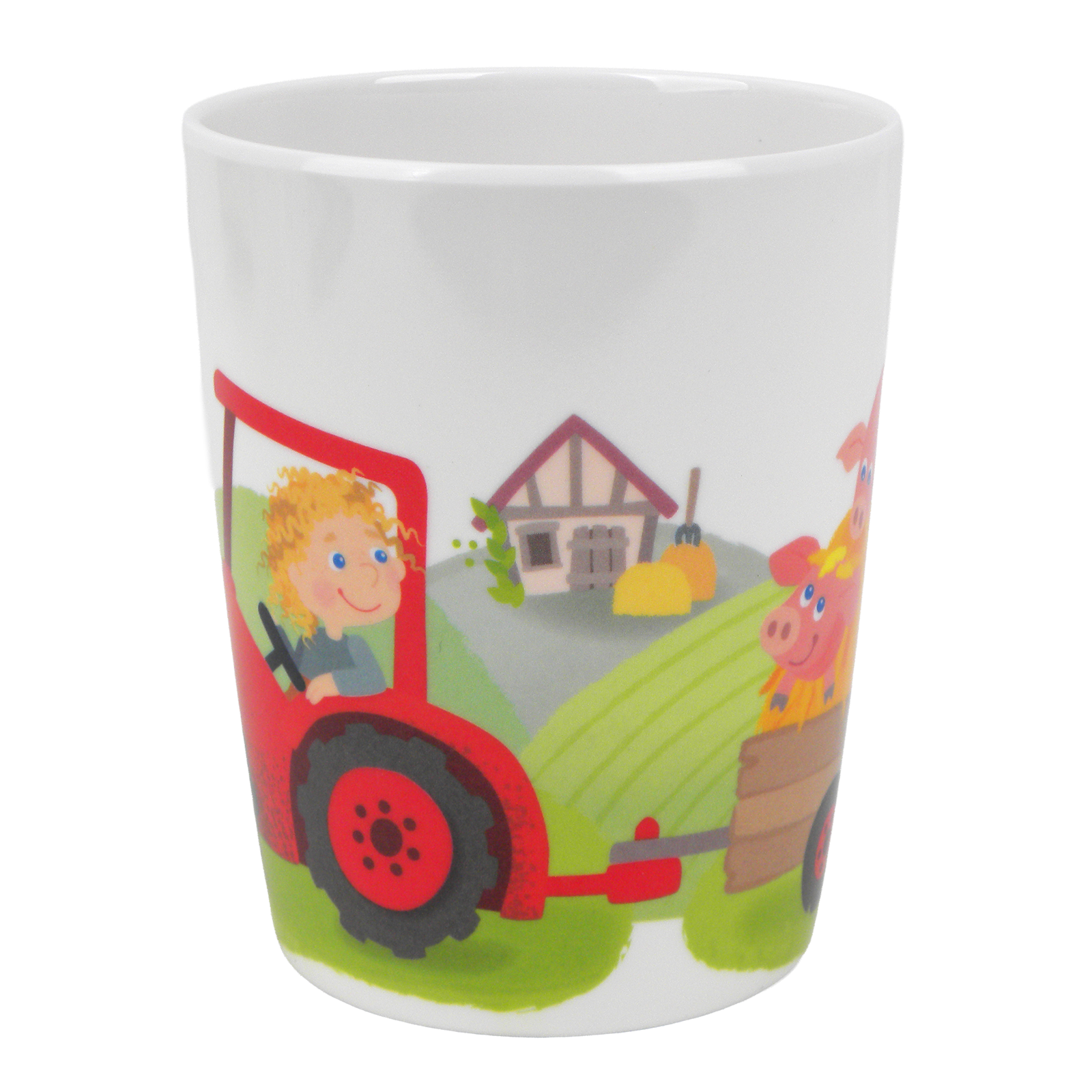 Children's Tractor Cup Red
