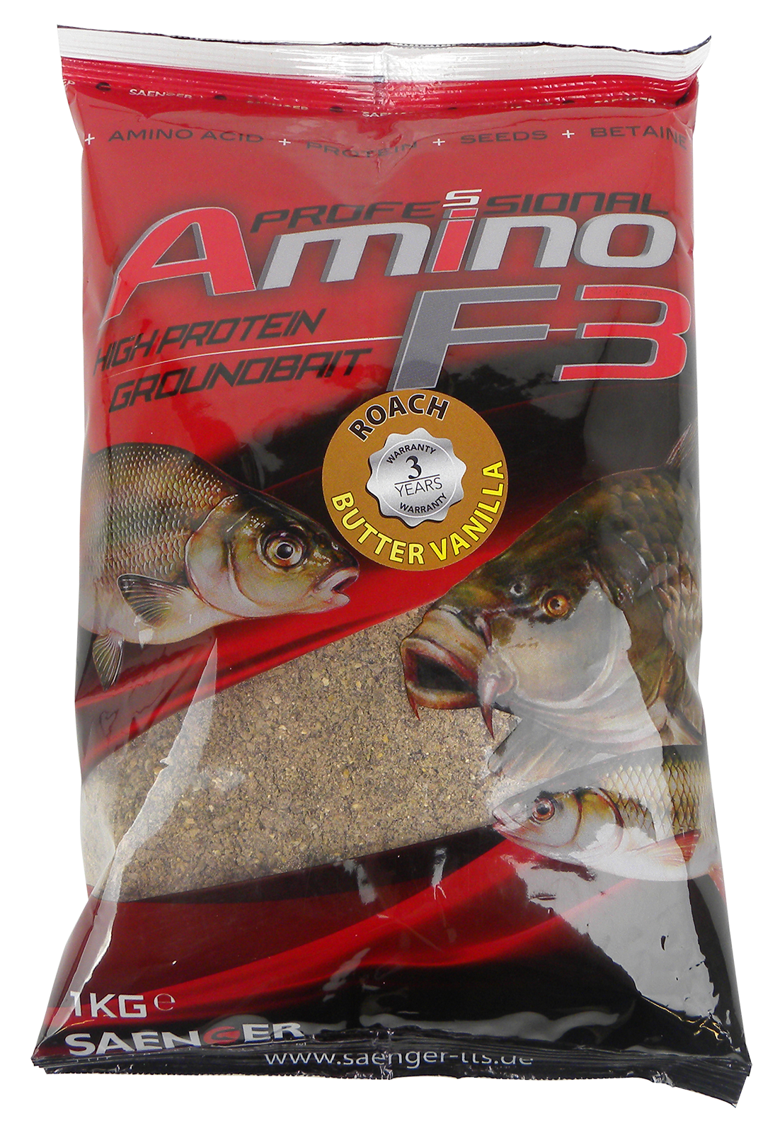 Futter Amino F3 Roach 1 Kg für ruhiges Wasser Geschmack Butter Vanilla