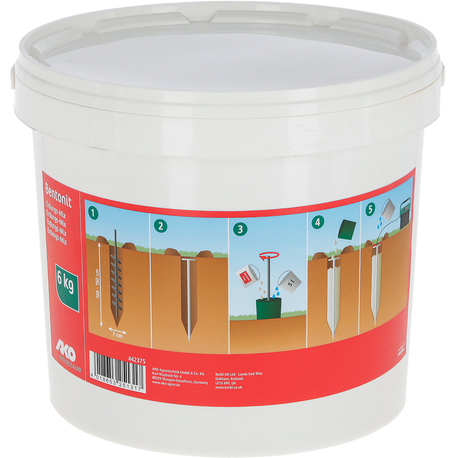  Earthing mix bentonite 6 kg