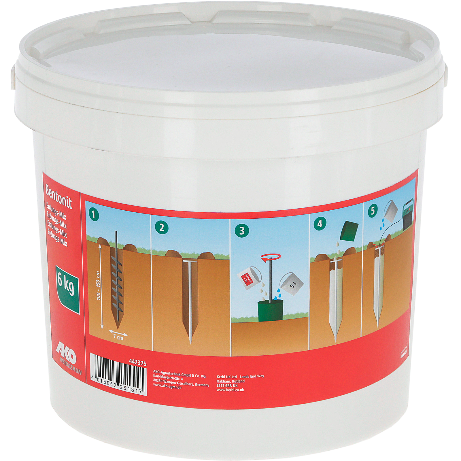 Erdungs-Mix Bentonit 6 kg