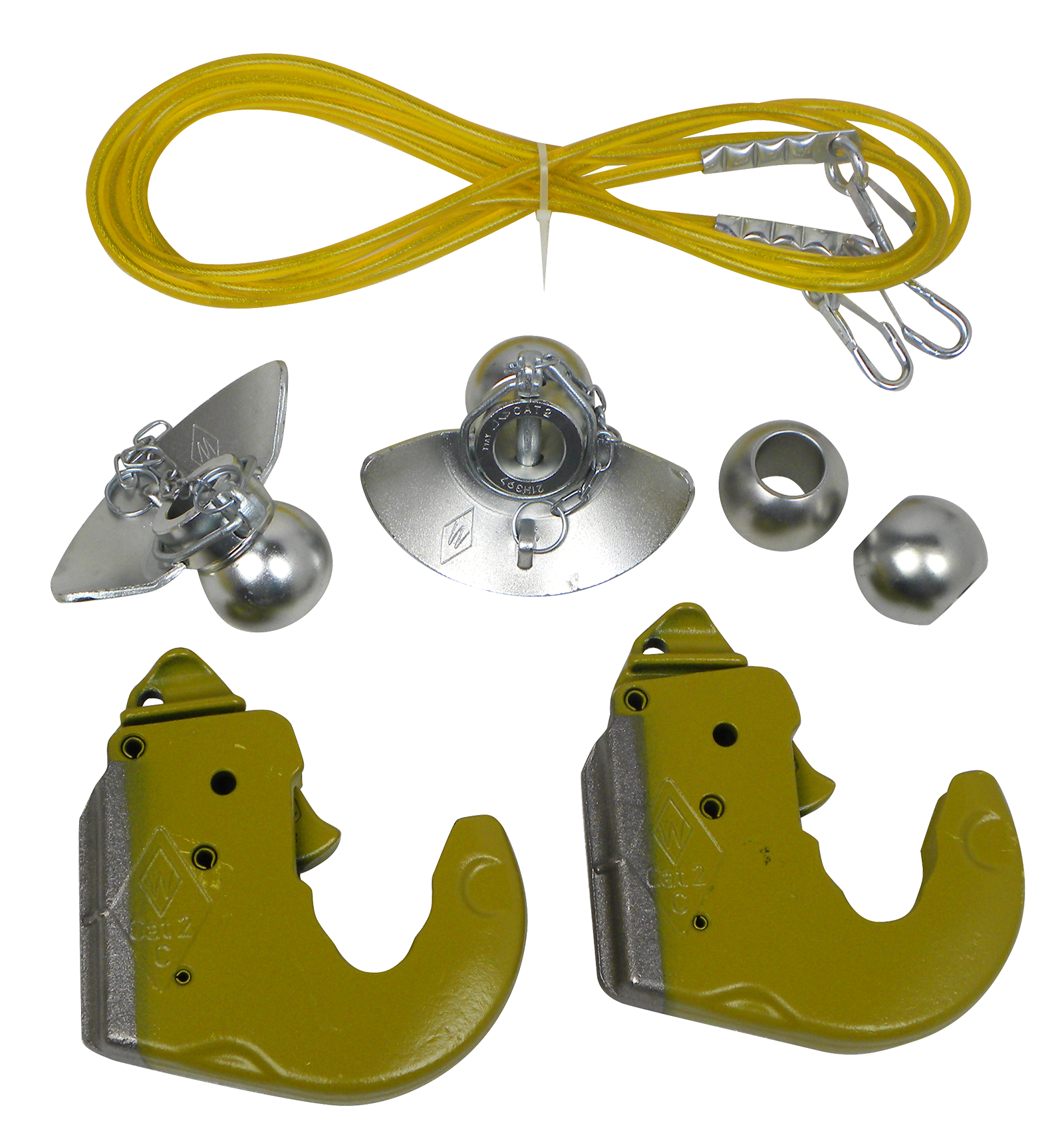 Unterlenkerfanghakensatz Original Walterscheid Kat. 2 bis 74 kW/100 PS