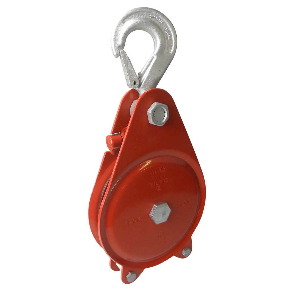 Seilrolle SR14 mit klappbarem Seitenblech