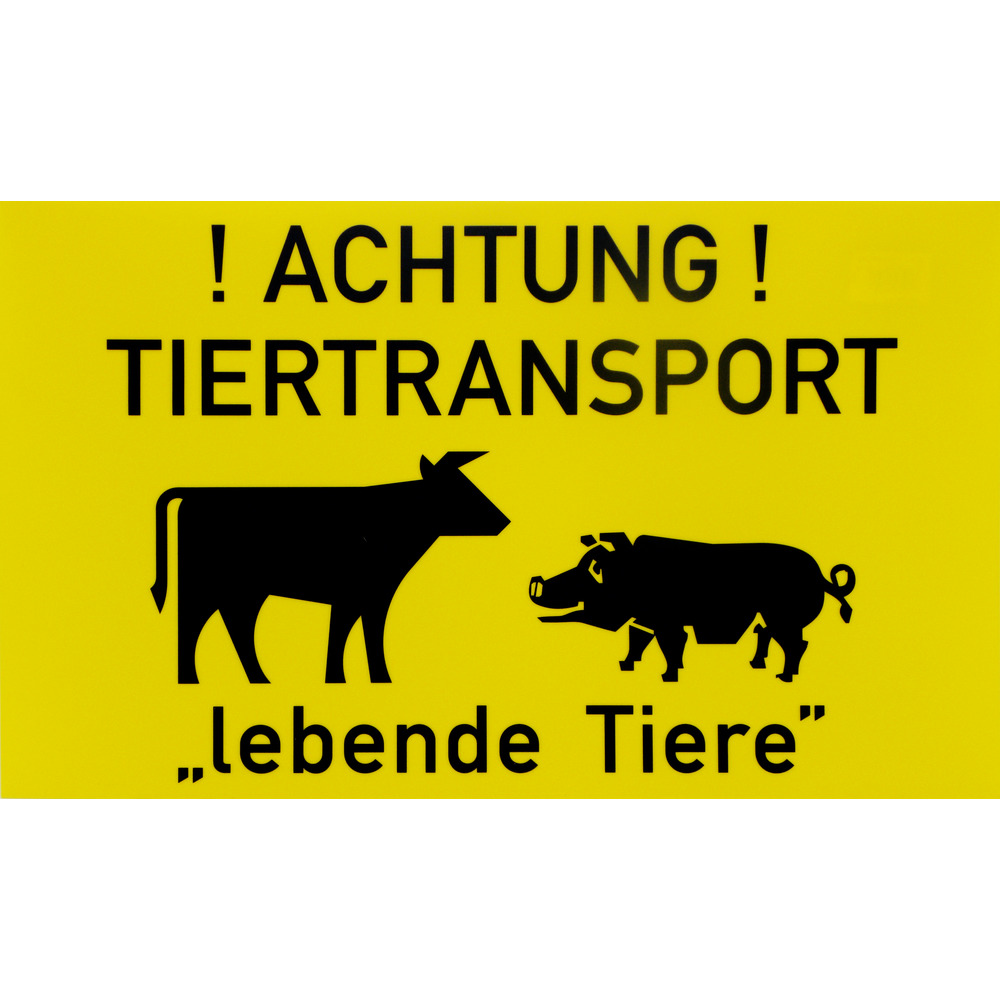 Schild Tiertransport, lebende Tier-FA105796