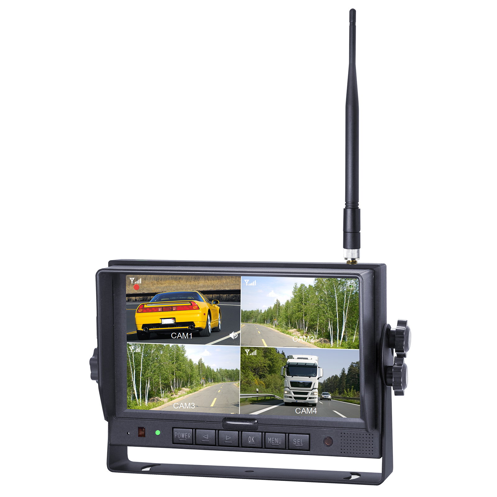 Monitor 7" TFT-LCD Splitscreen