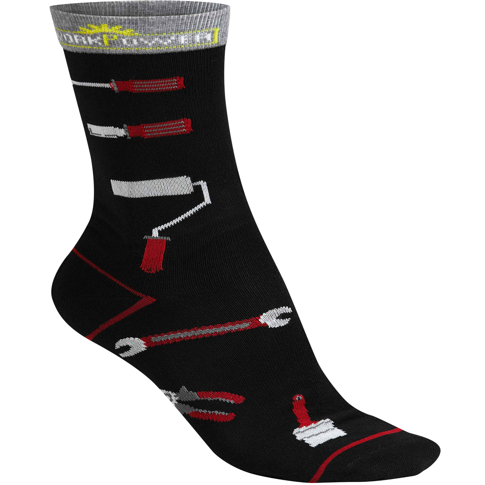  Socken Workpower Werkzeug schwarz/rot 