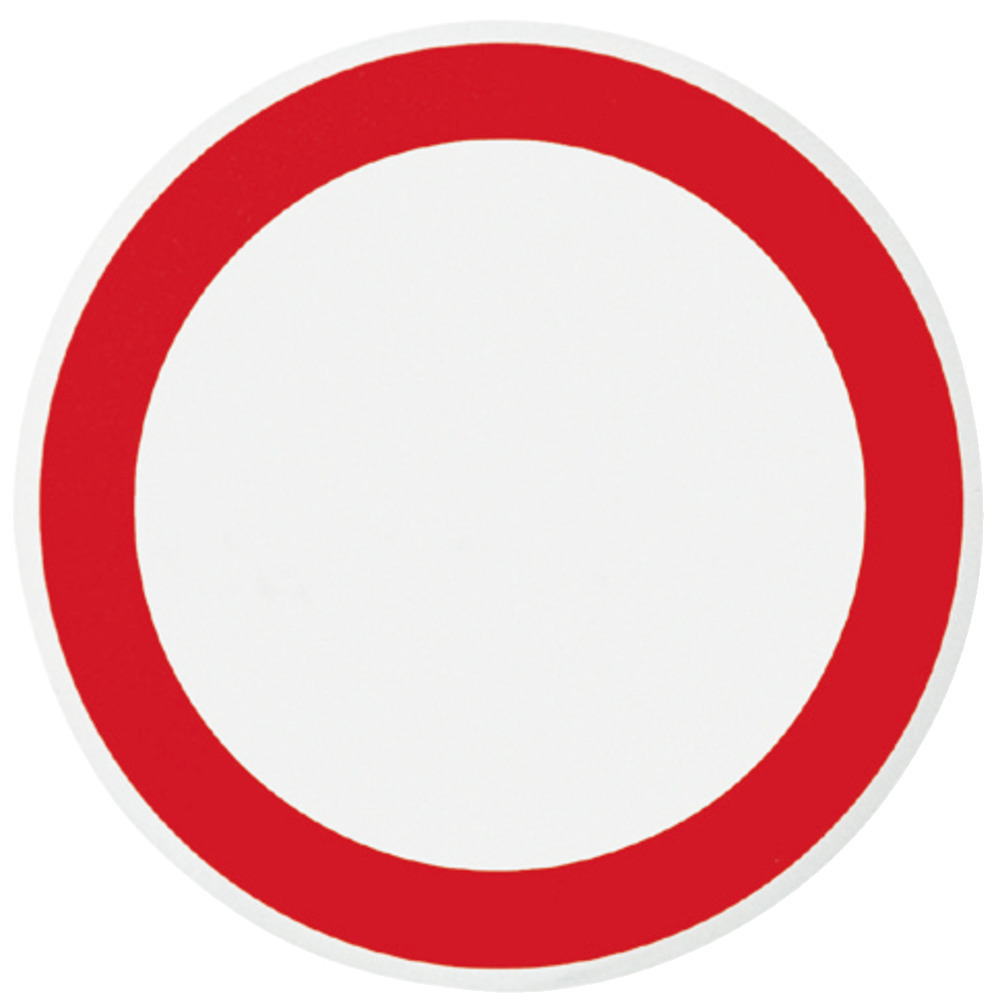 Warntafel 'allgemeines Fahrverbot'