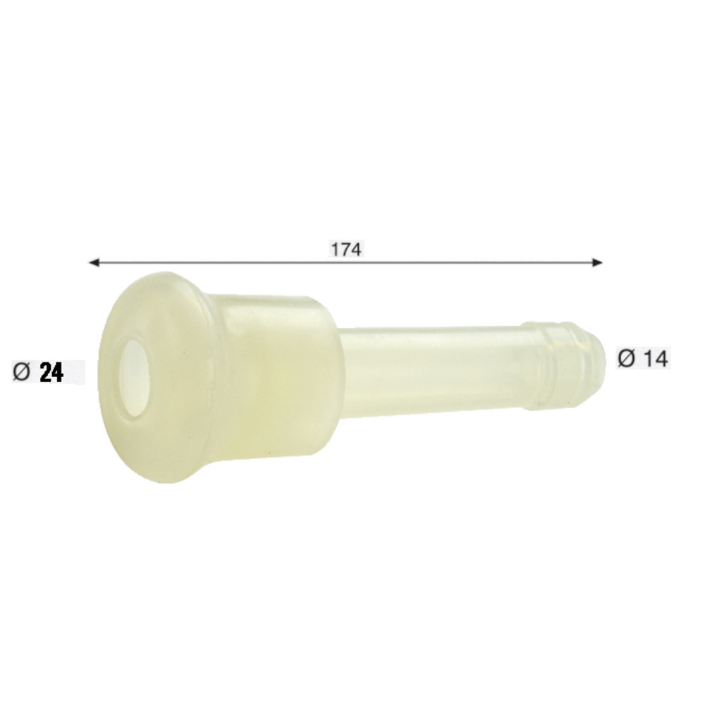 Zitzengummi Silikon HL24 passend Miele 68278