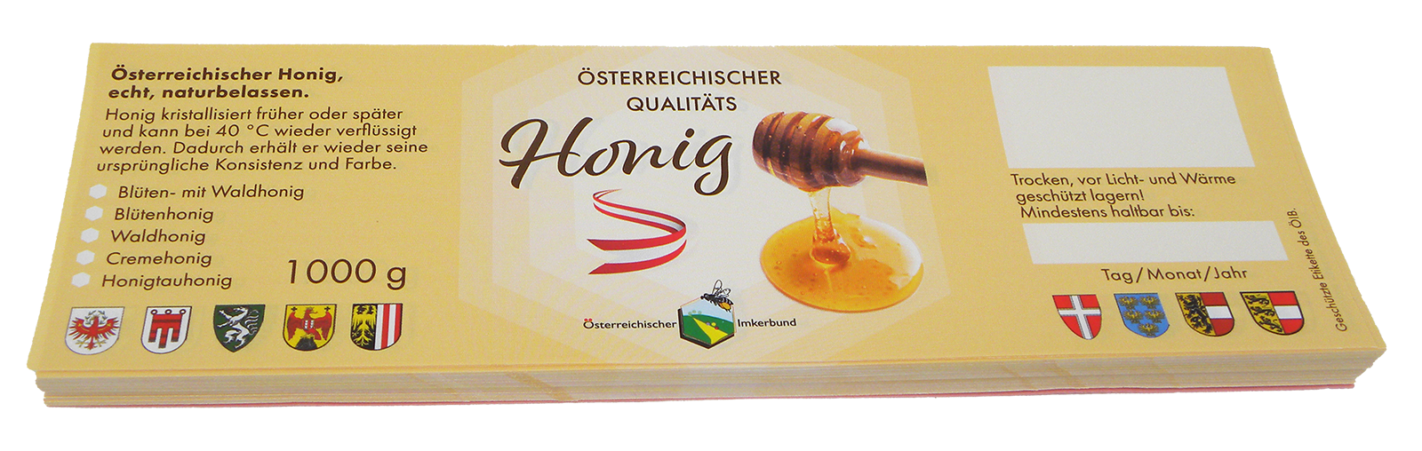 Honigetiketten ÖIB 100Stk.