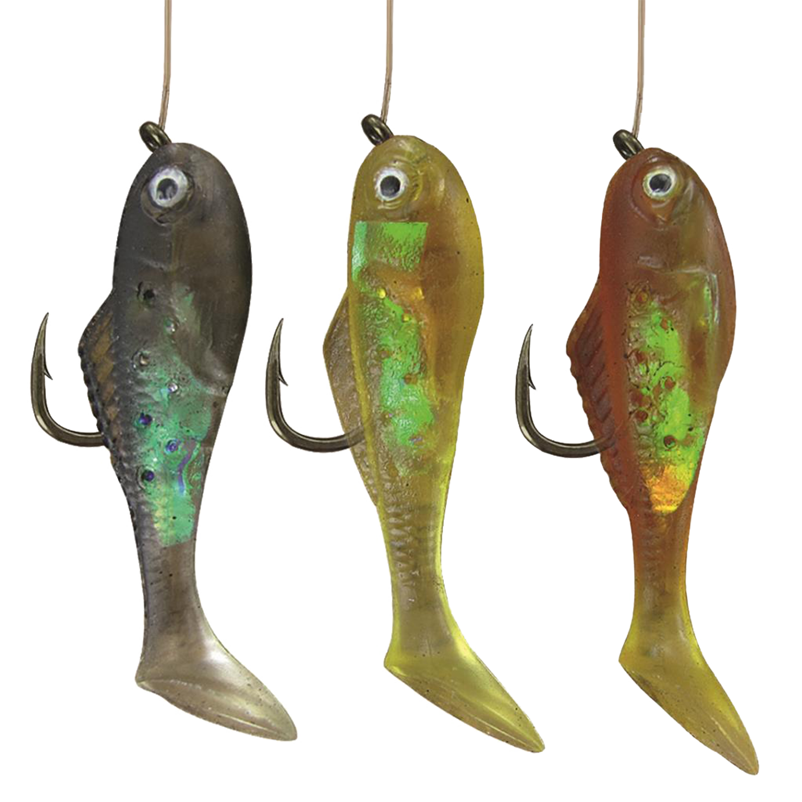 Terminale per persico a 3 bracci, amo misura 6