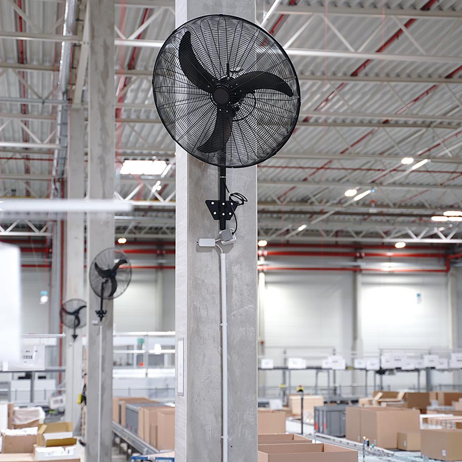 Korbventilator 80 cm 230 V mit Fernbedienung