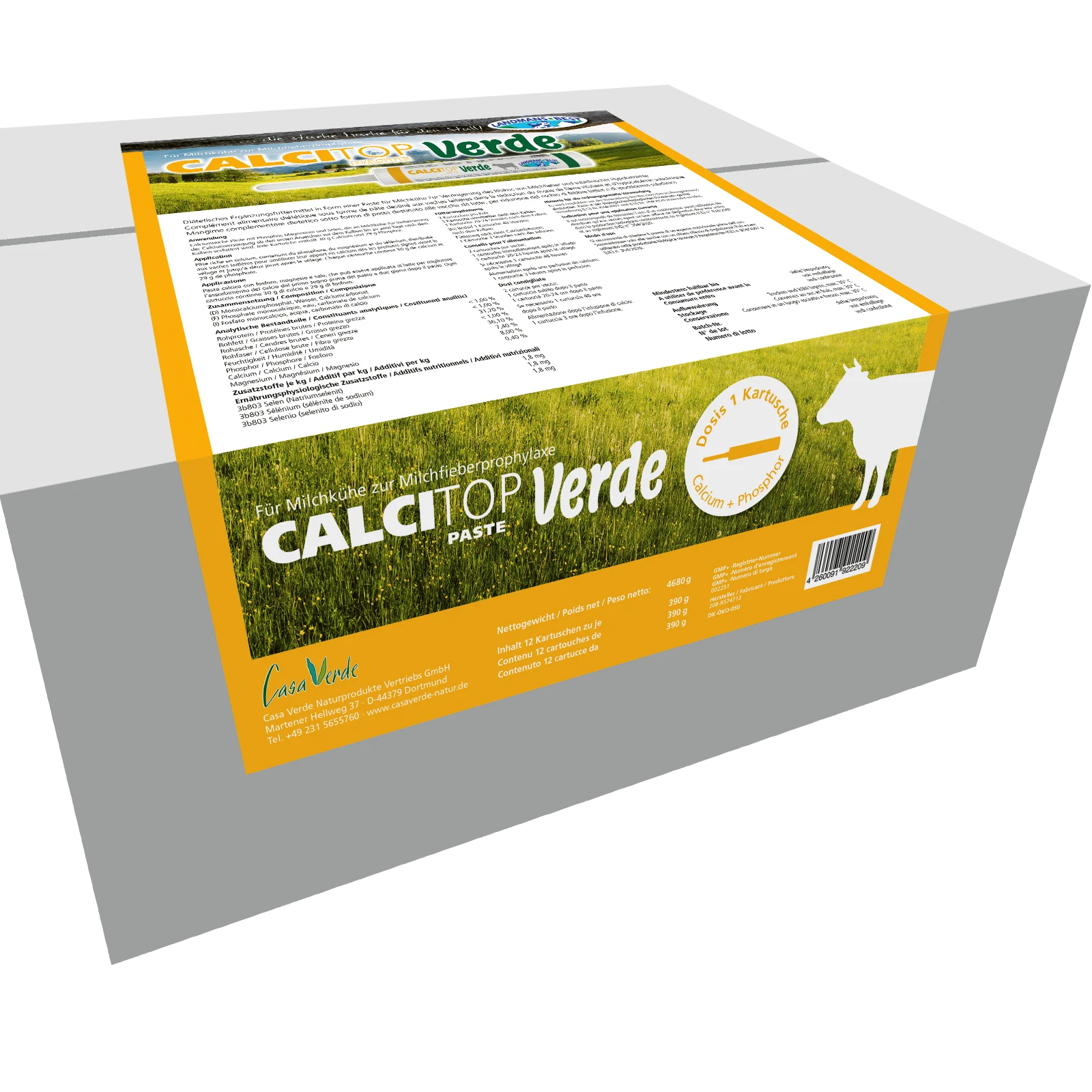 CALCITOP Verde – Bio Calcium Paste 390g