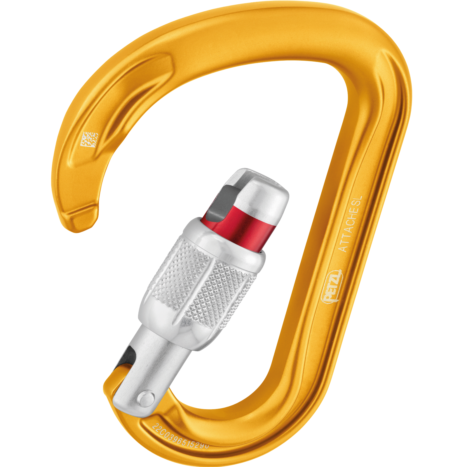 Karabiner birnenförmig, orange