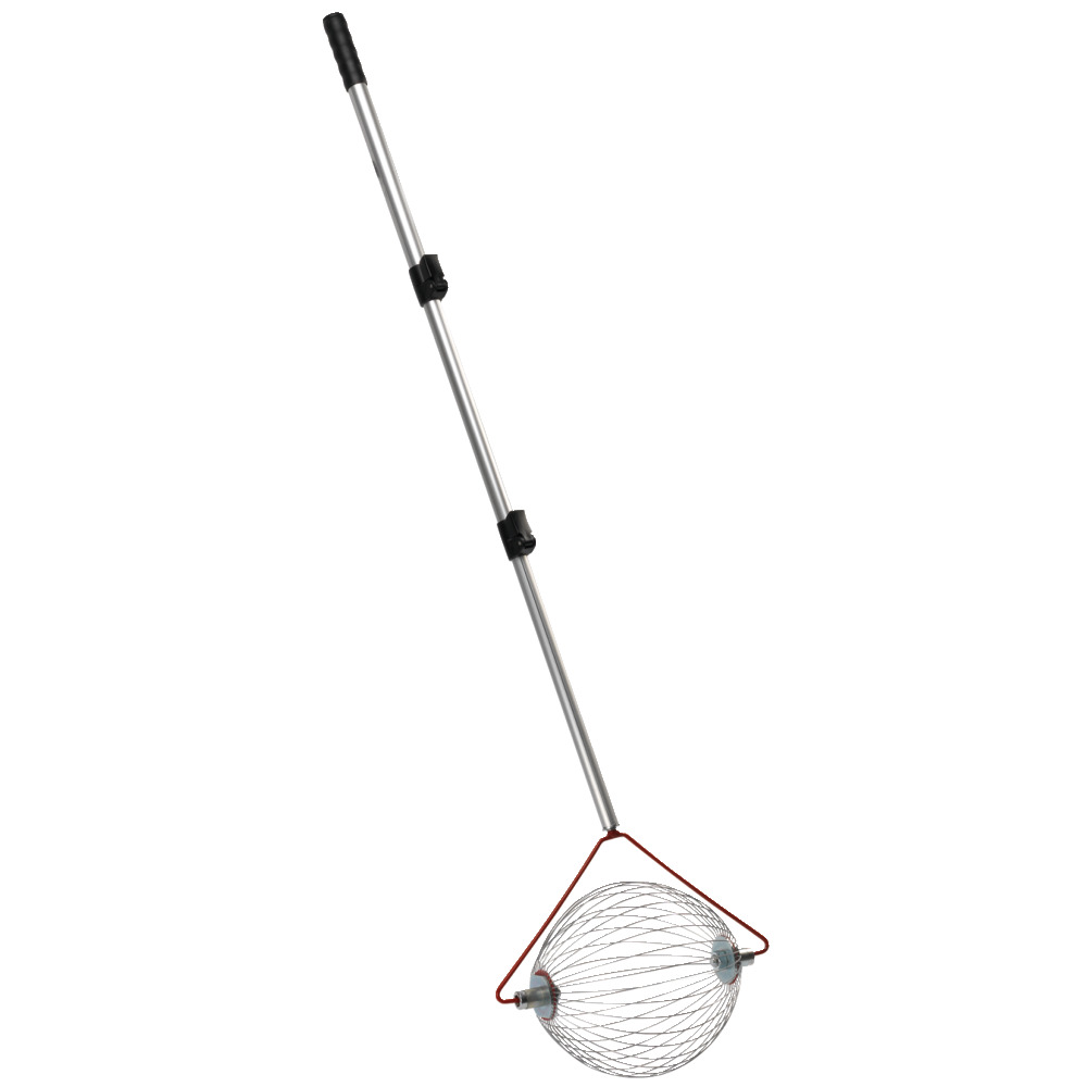 Obstsammler Roll Blitz mit Alu-Teleskopstiel und Entleerungsbügel, für Äpfel und Birnen