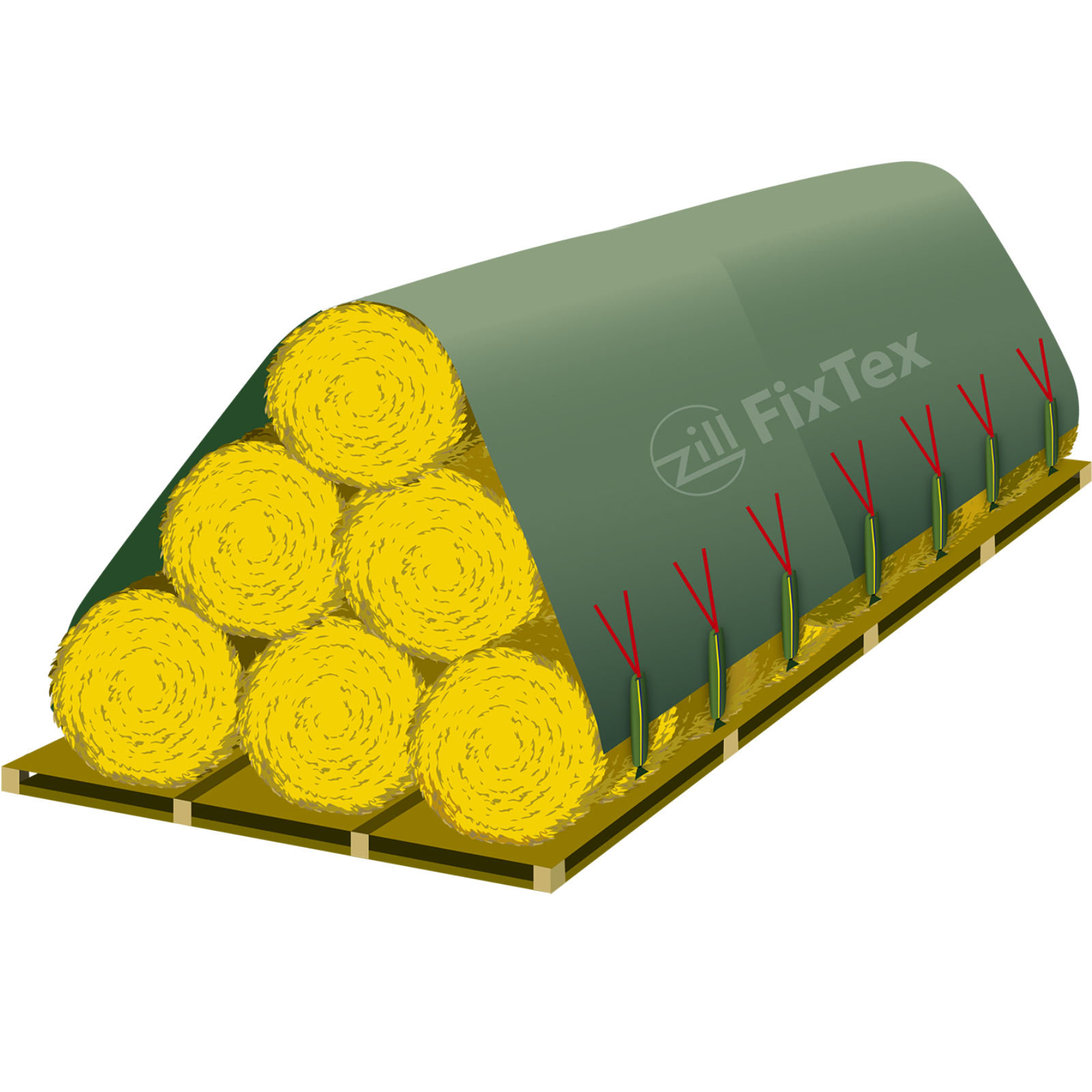 Schutzvlies-Fixierung FixTex einseitig
