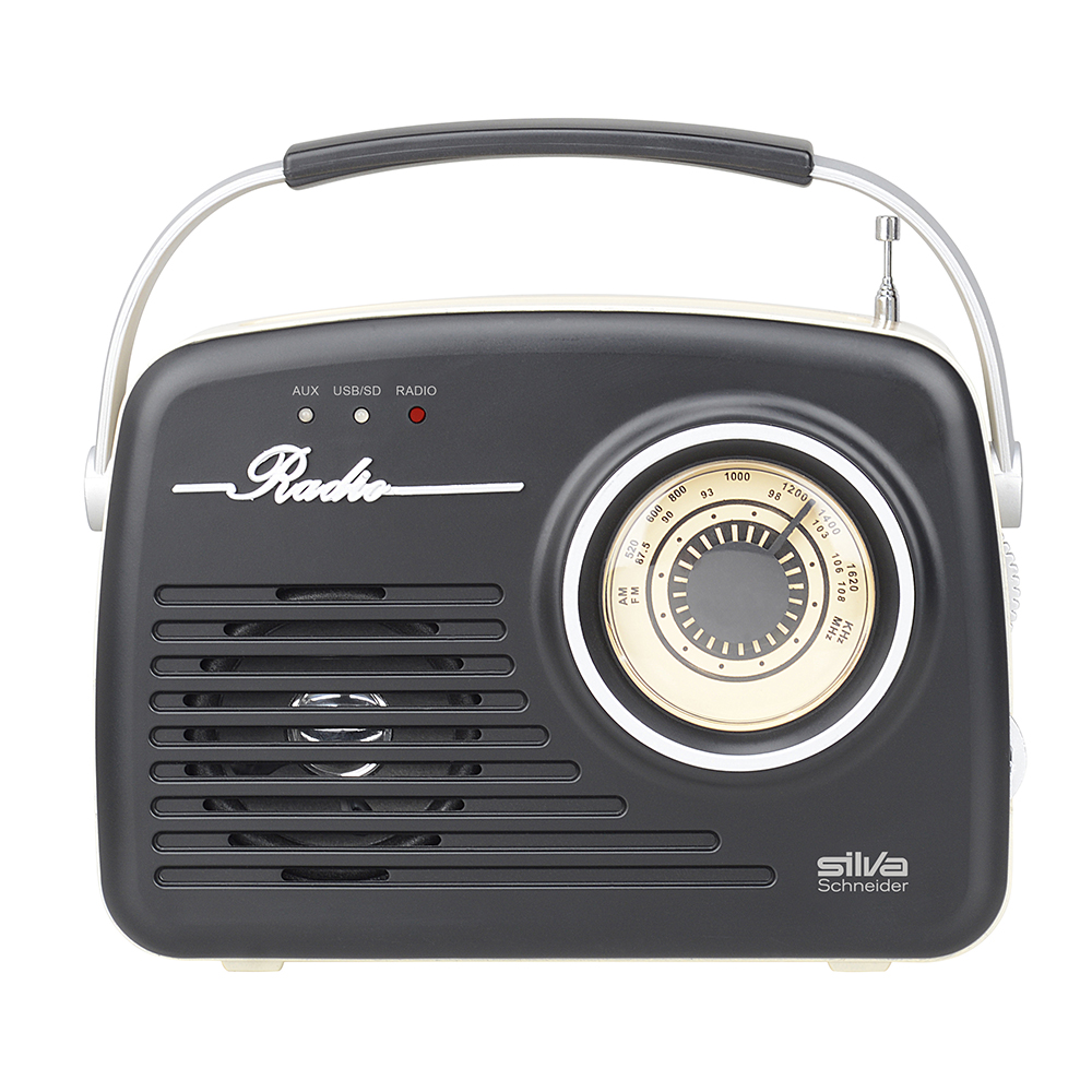 Radio Retro Mono 1965 nera