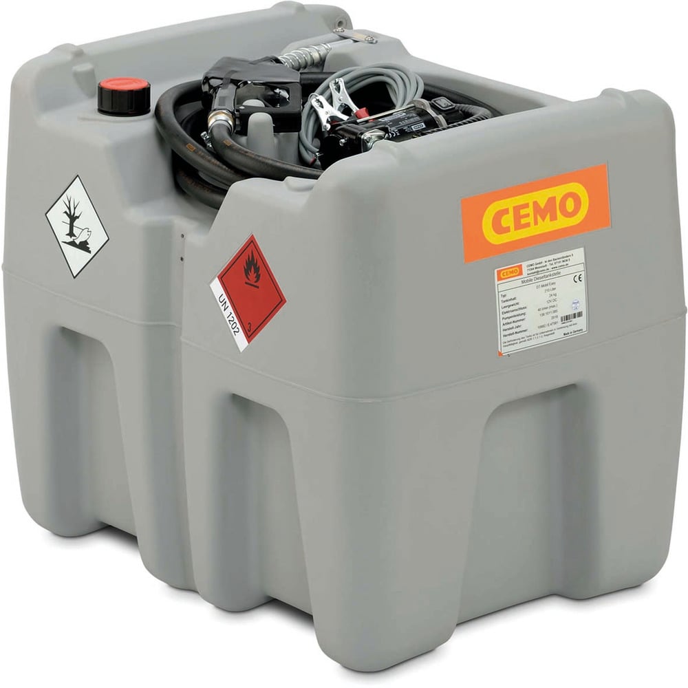 Dieseltankanlage Mobil 210 L mit Pumpe 12V/40 L/min ohne Deckel