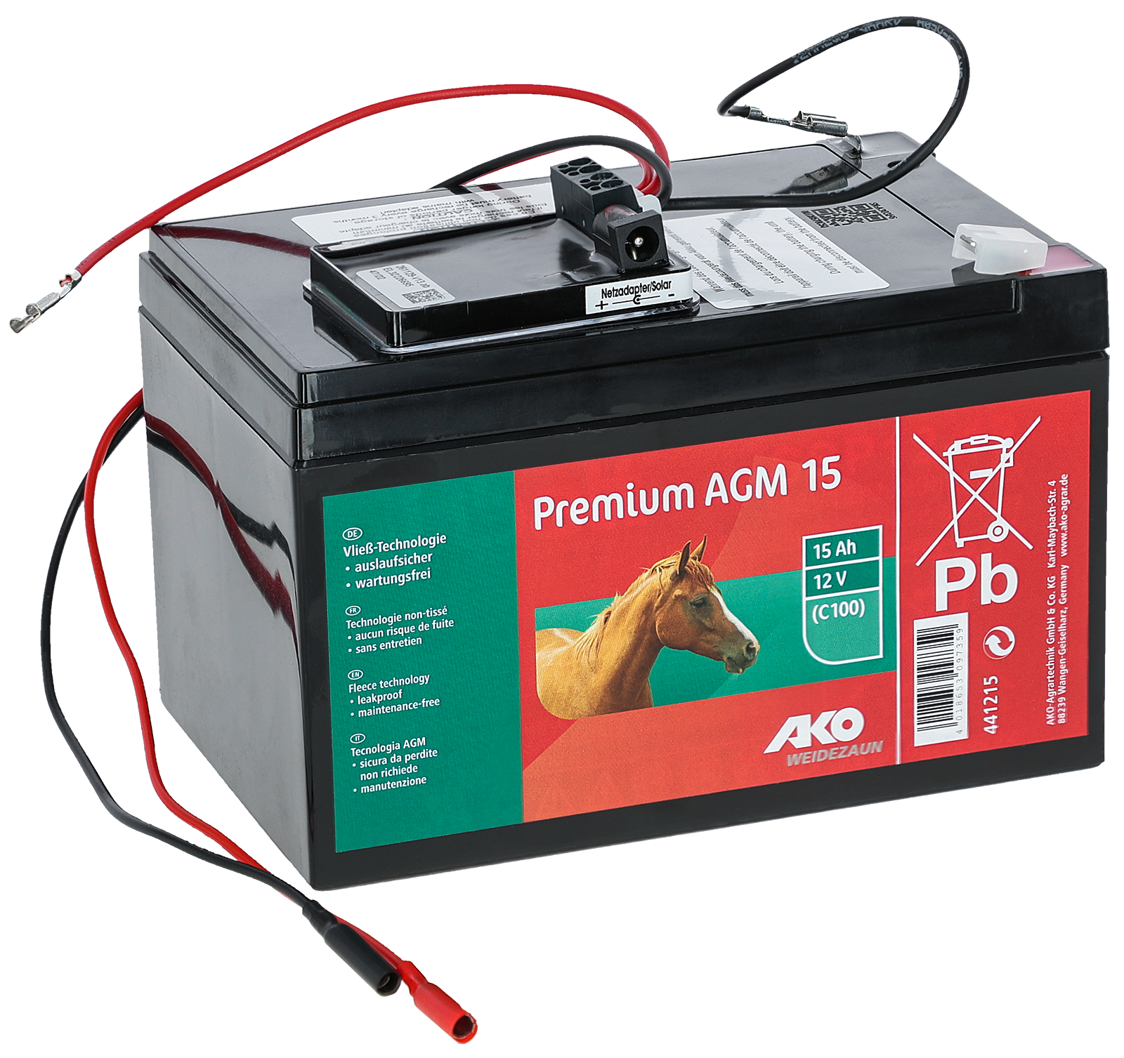 Kit complet de batterie 12V