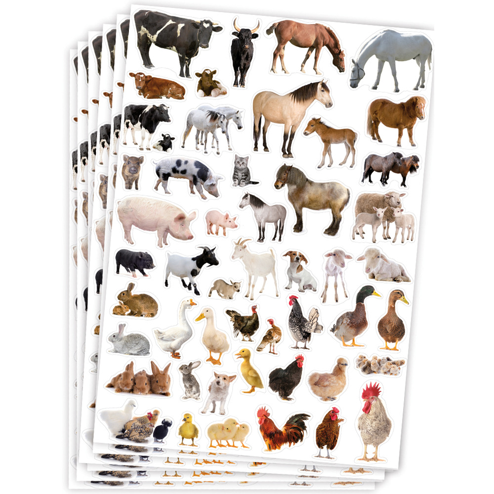 Sticker Bauernhoftiere