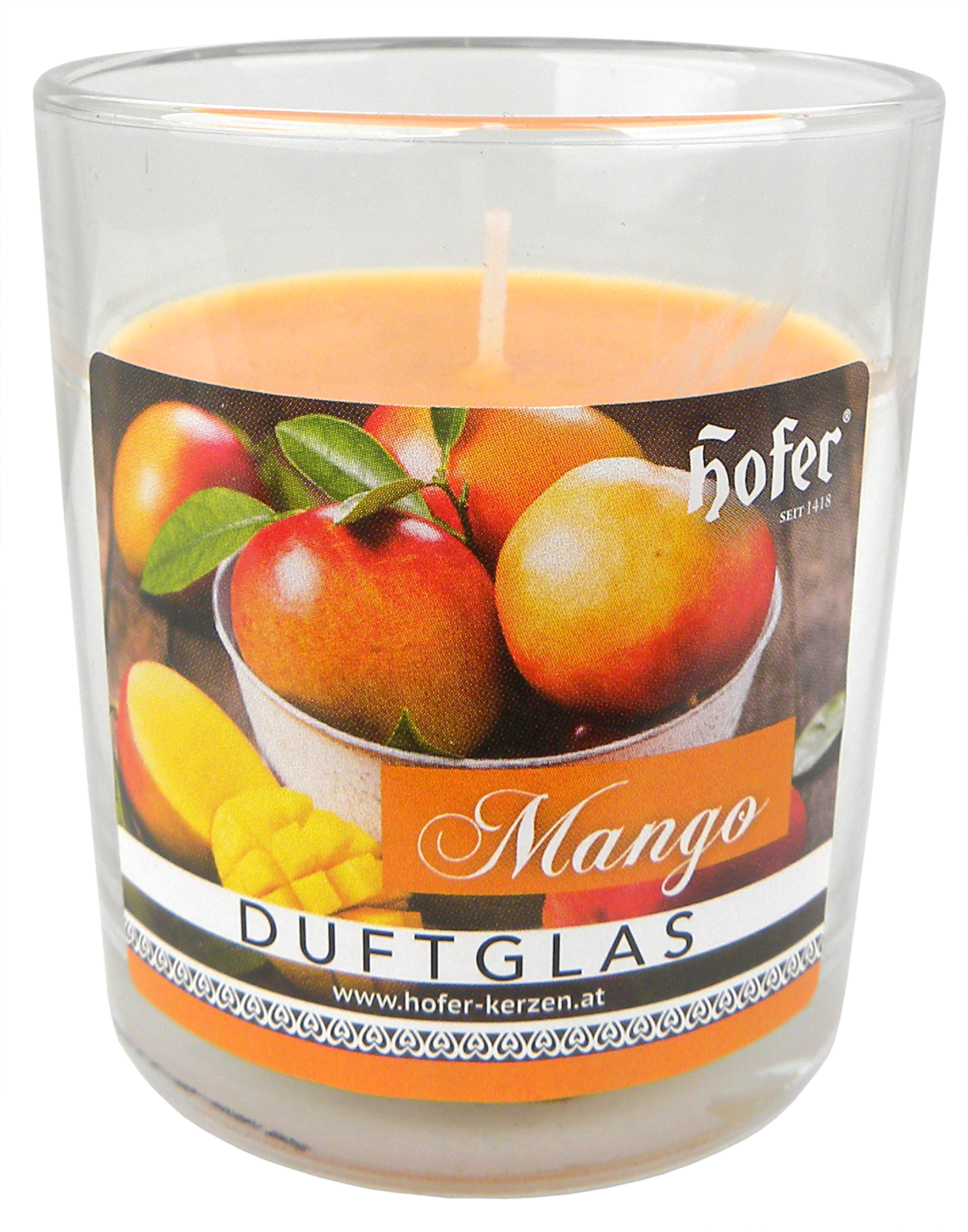  Duftkerze im Glas Mango