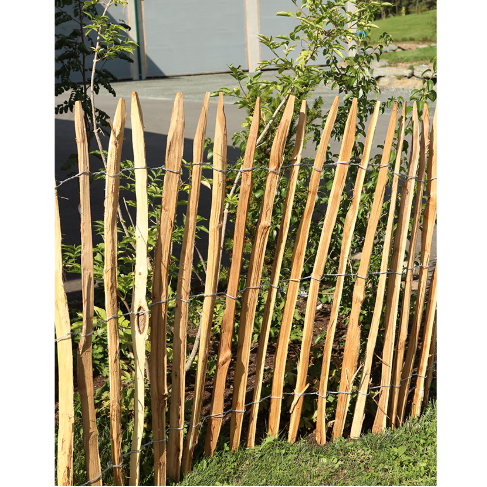 Staketenzaun Robinie 120 cm 10 Meter