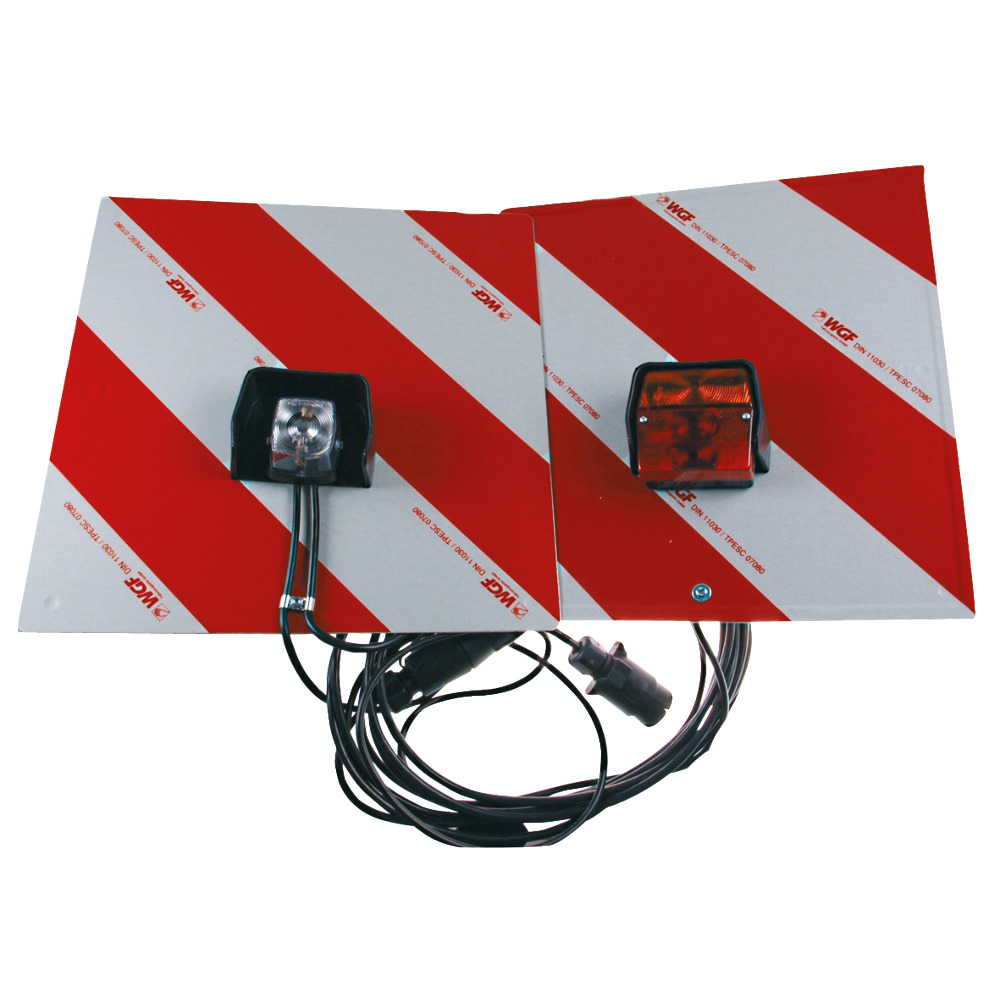 Warntafelsatz 423x423mm mit Positionsleuchte