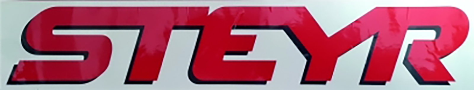 Aufkleber Steyr rot