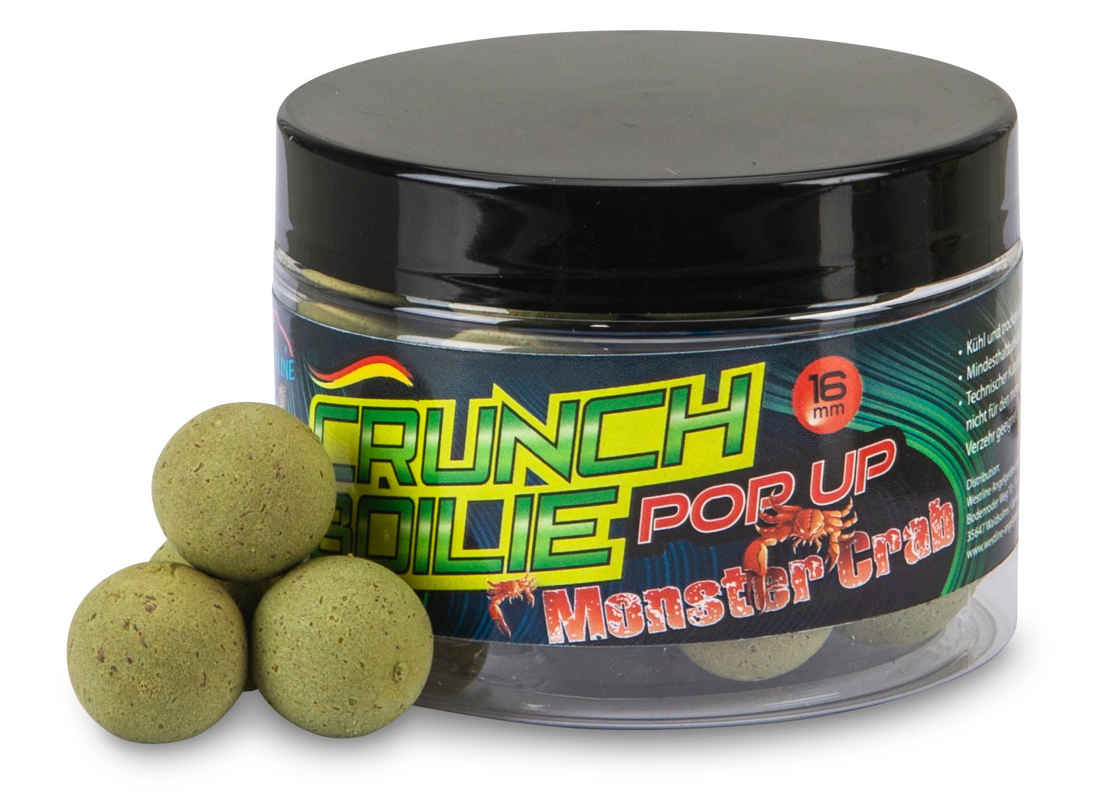 Crunch PopUp Boilie 50 g Monst. Crab 16 mm