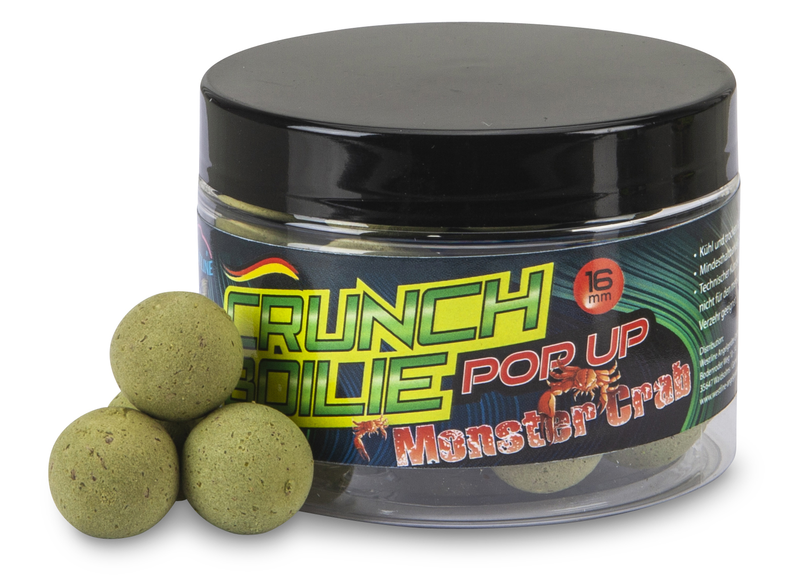 Crunch PopUp Boilie 50 g Monst. Crab 16 mm