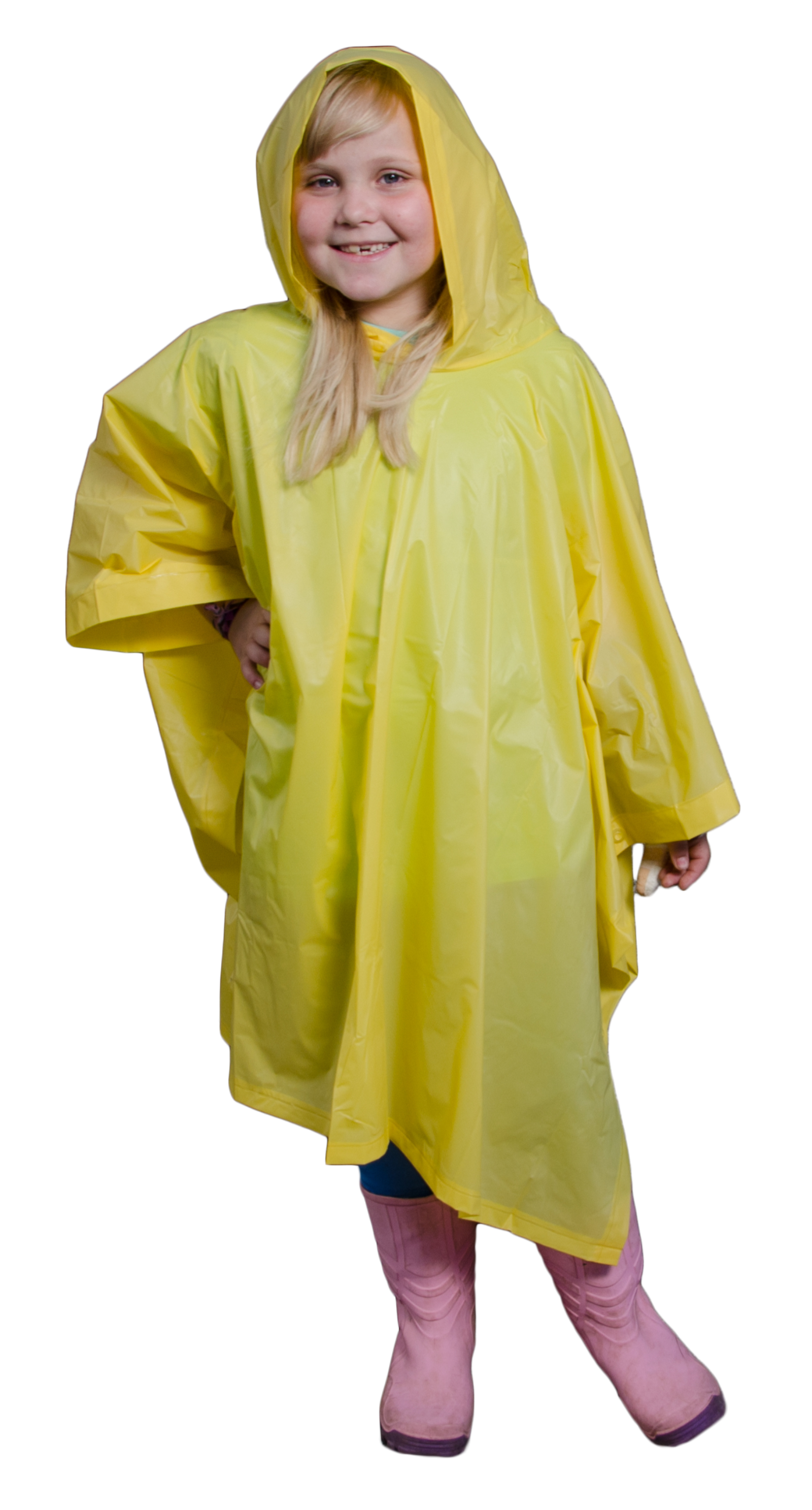 Poncho impermeabile per bambini in PVC